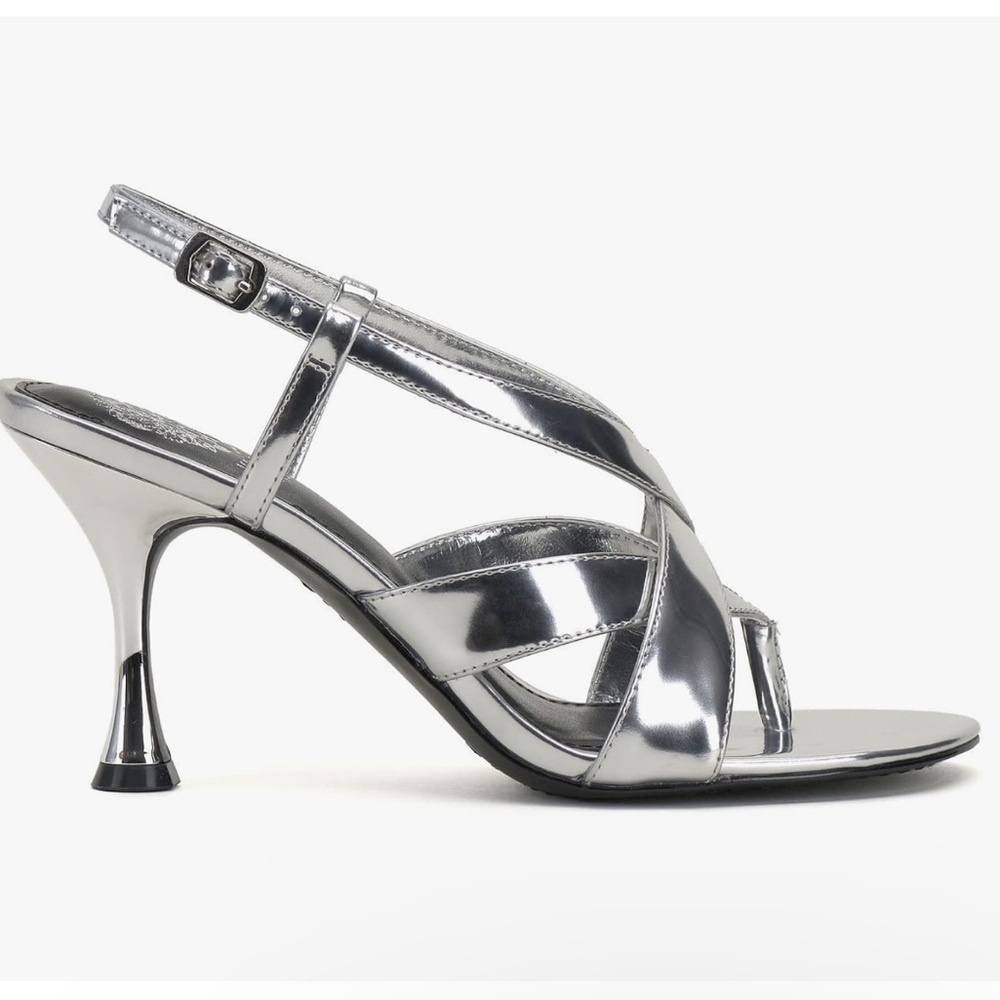 🌸VINCE CAMUTO🌸 Miloani Silver Metallic Sandal  Size: 6.5